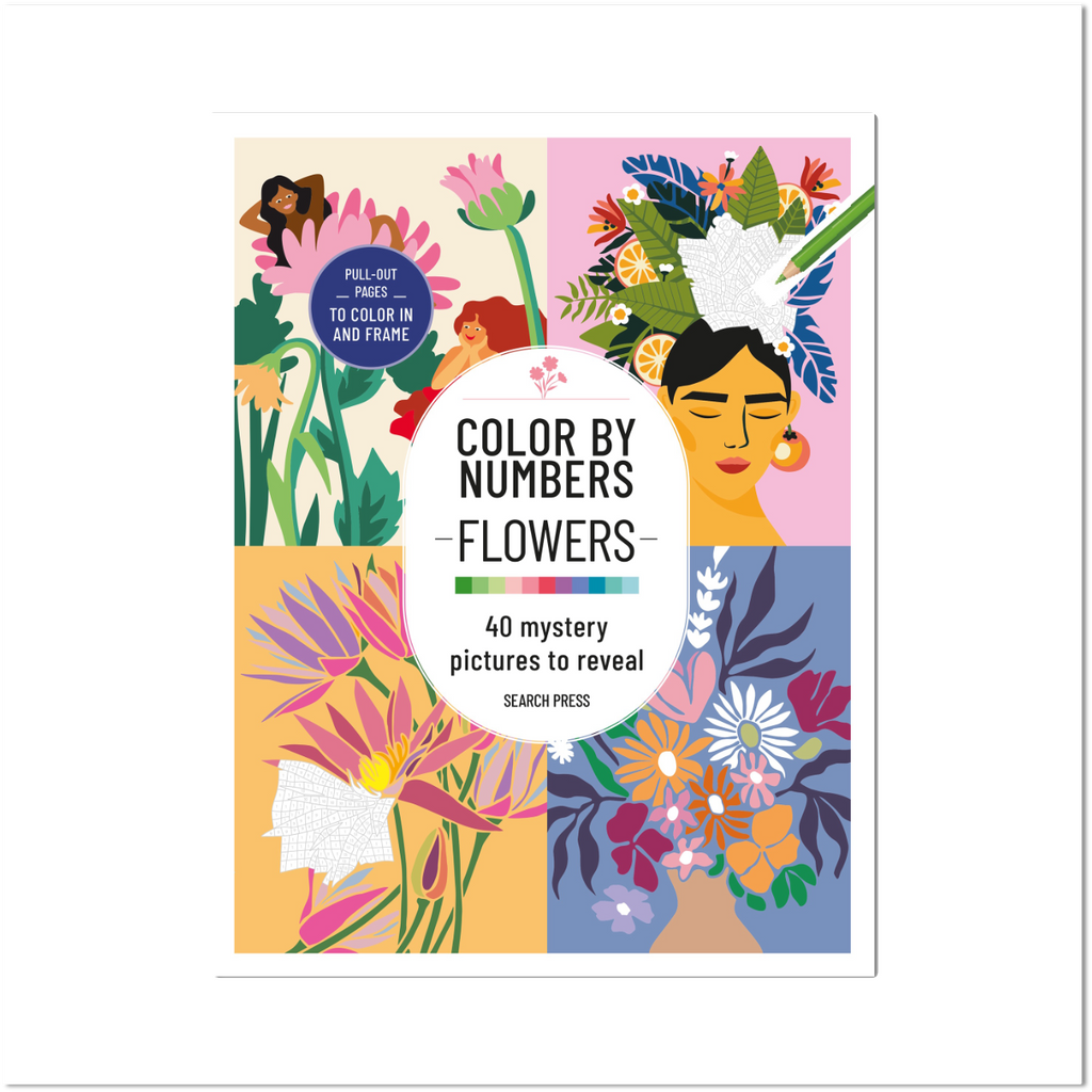 Color by Numbers Flowers and Bouquets Coloring Book Penguin Random House Books - Coloring