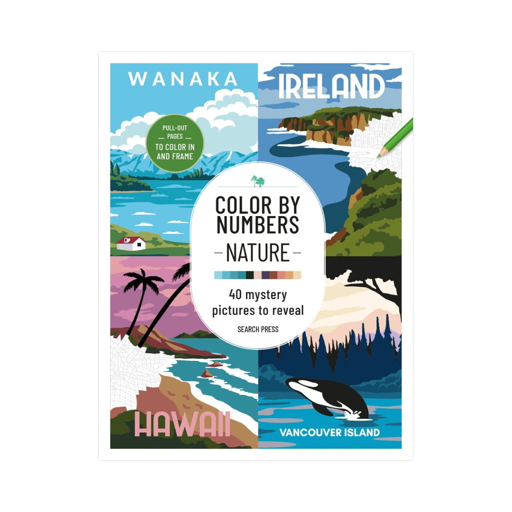 Color by Numbers Nature Book Penguin Random House Books - Coloring