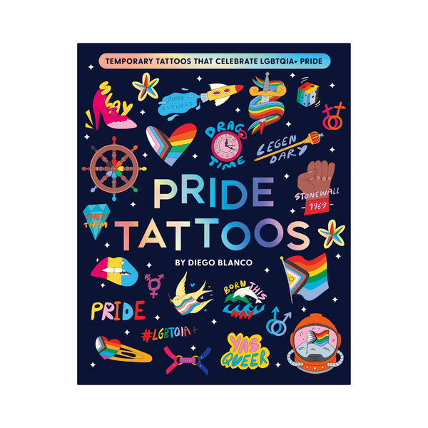 Pride Tattoos: Temporary tattoos that celebrate LGBTQIA+ pride Paperback Book Penguin Random House Books