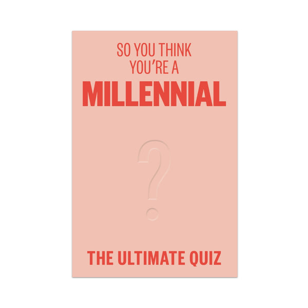 So You Think You're A Millennial - The Ultimate Quiz Book Penguin Random House Toys & Games - Puzzles & Games - Games