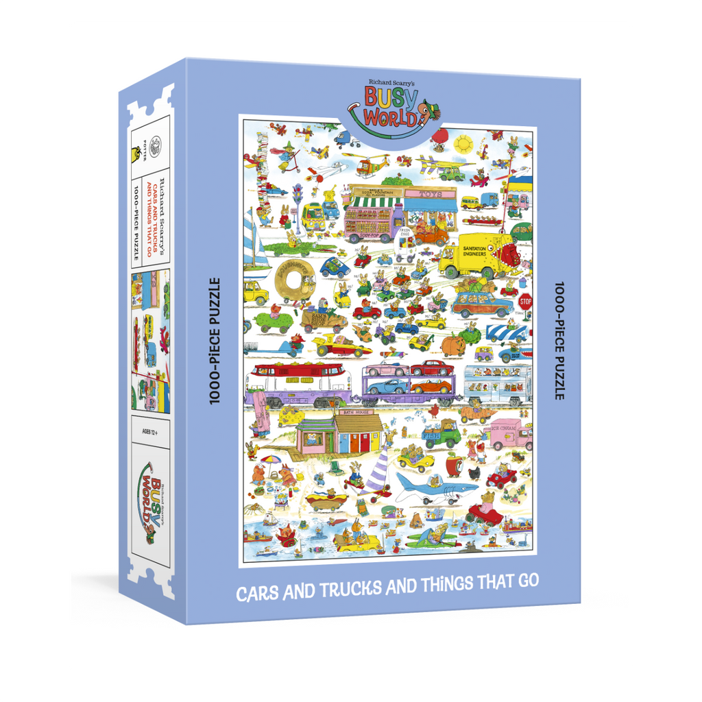 Richard Scarry's Cars and Trucks and Things That Go 1000 Jigsaw Piece Puzzle Penguin Random House Toys & Games - Puzzles & Games - Jigsaw Puzzles