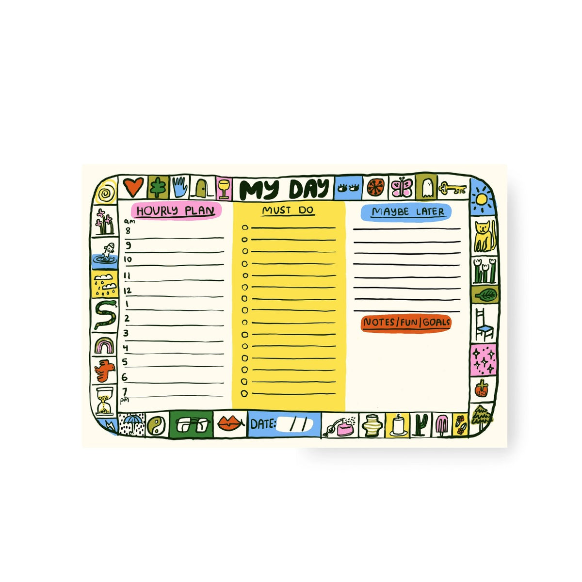 Day Planner Notepad – Urban General Store