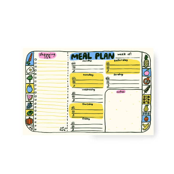 Meal Planner Notepad People Ive Loved Books - Blank Notebooks & Journals - Notepads