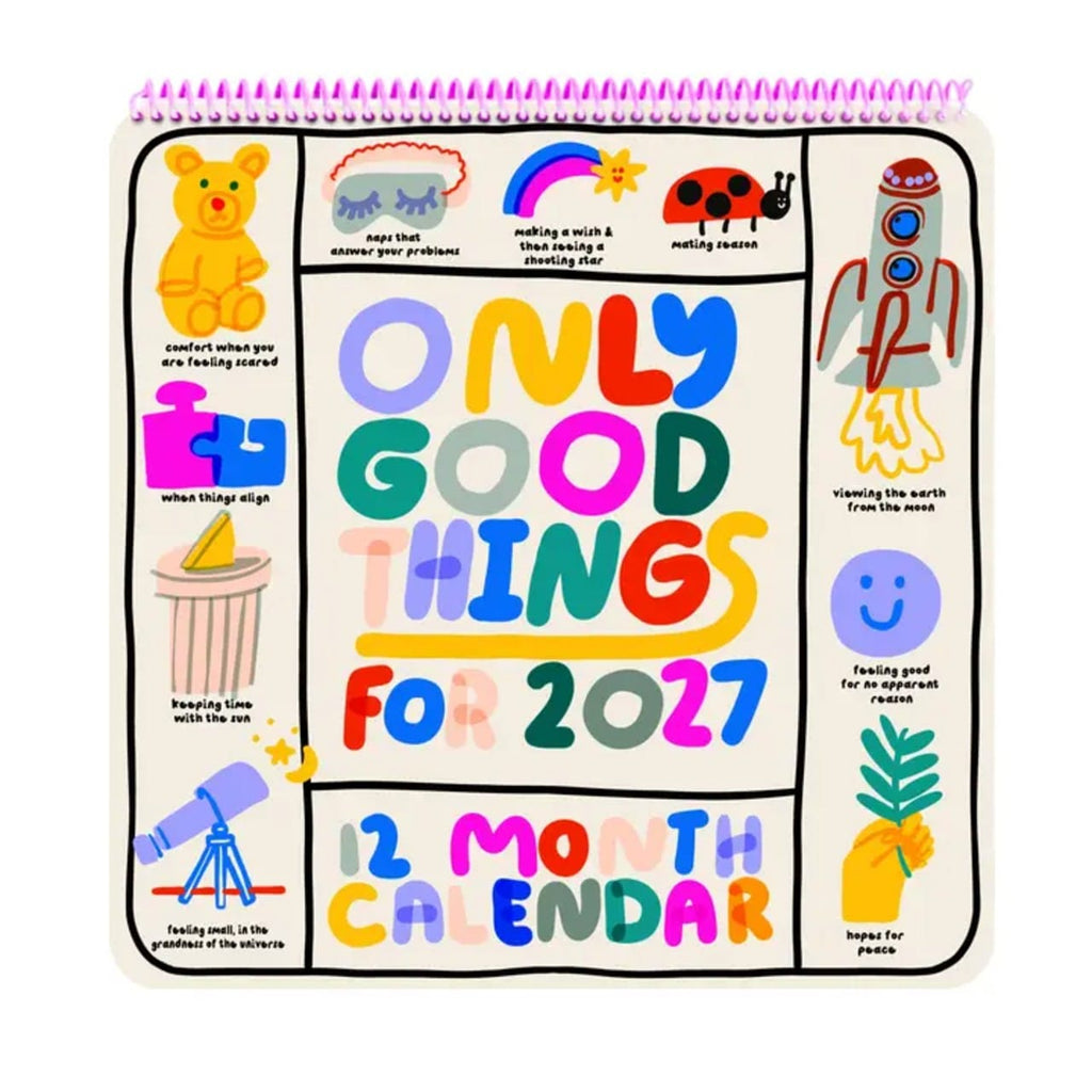 2027 Only Good Things 12-Month Wall Calendar People Ive Loved Books - Calendars, Organizers & Planners