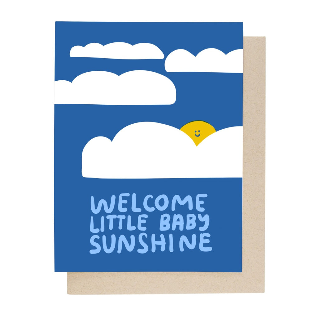 Welcome Baby Sunshine Baby Card People Ive Loved Cards - Baby