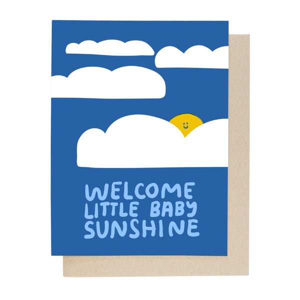 Welcome Baby Sunshine Baby Card People Ive Loved Cards - Baby