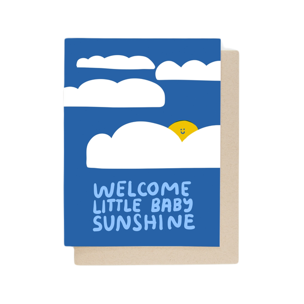 Welcome Baby Sunshine Baby Card People Ive Loved Cards - Baby