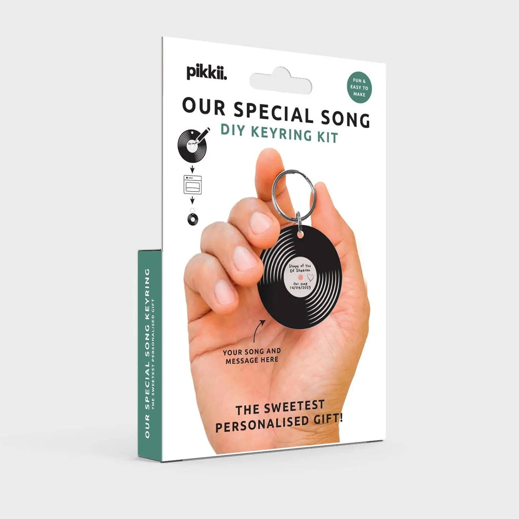 Our Special Song Mini Vinyl Record Keychain Shrink Kit Pikkii Apparel & Accessories - Keychains