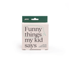 Funny Things Kids Say Daily Memo Card Keepsake Journal Set Pikkii Books - Blank Notebooks & Journals