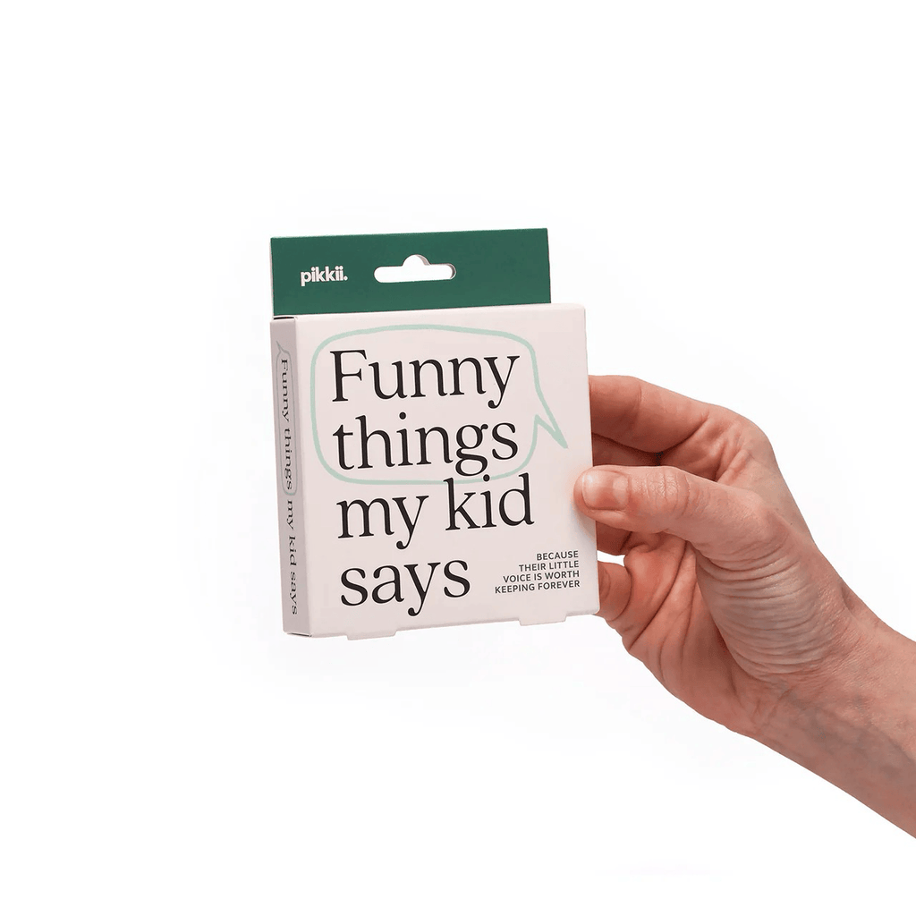Funny Things Kids Say Daily Memo Card Keepsake Journal Set Pikkii Books - Blank Notebooks & Journals