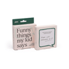 Funny Things Kids Say Daily Memo Card Keepsake Journal Set Pikkii Books - Blank Notebooks & Journals