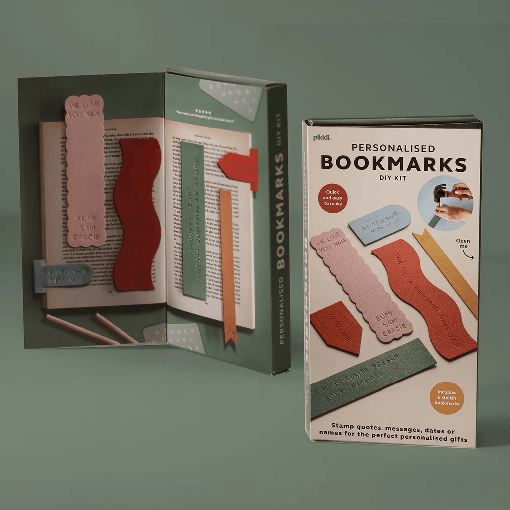 Personalized Bookmarks DIY Kit Pikkii Books - Bookmarks