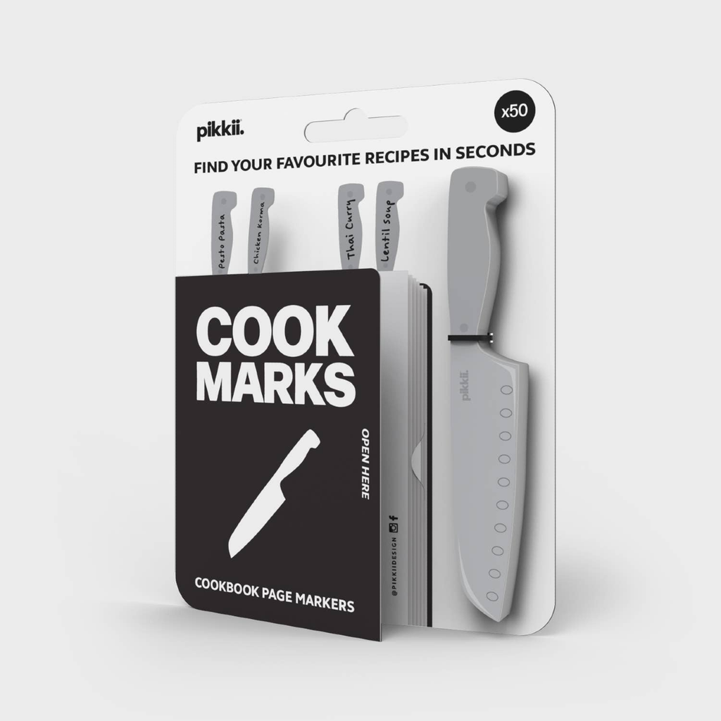 Cook Marks Adhesive Cookbook Page Markers Pikkii Books