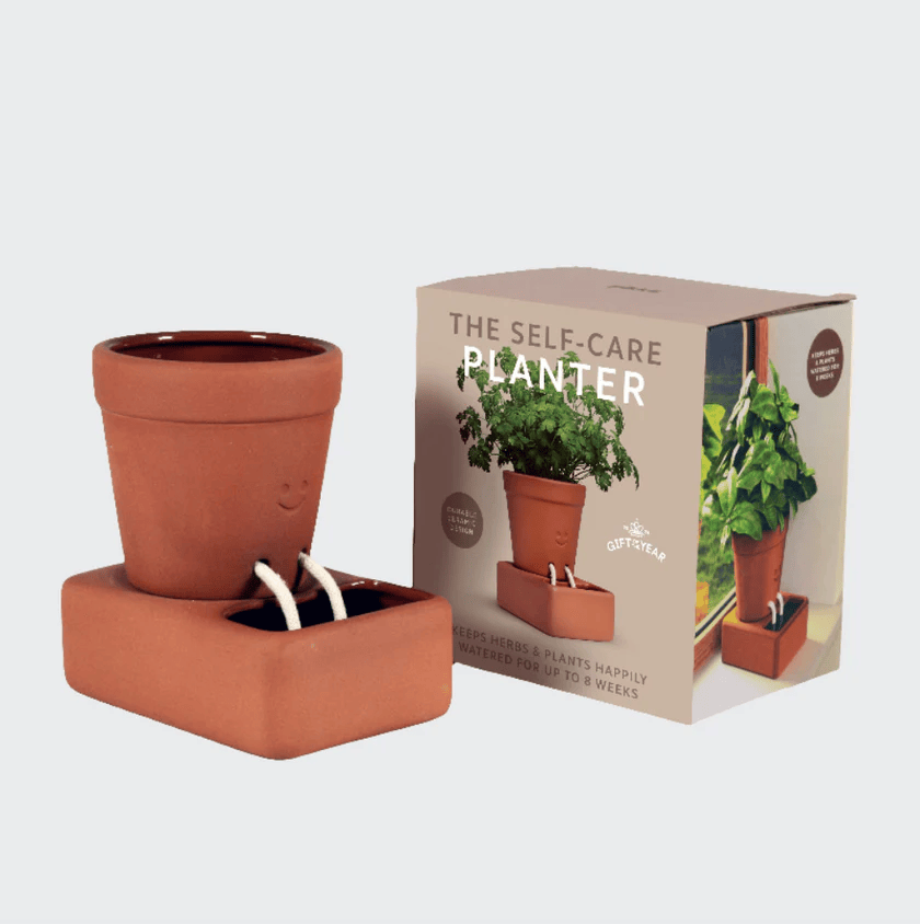 Self Care Planter - Award-Winning Self-Watering Ceramic Planter Pikkii Home - Garden - Vases & Planters