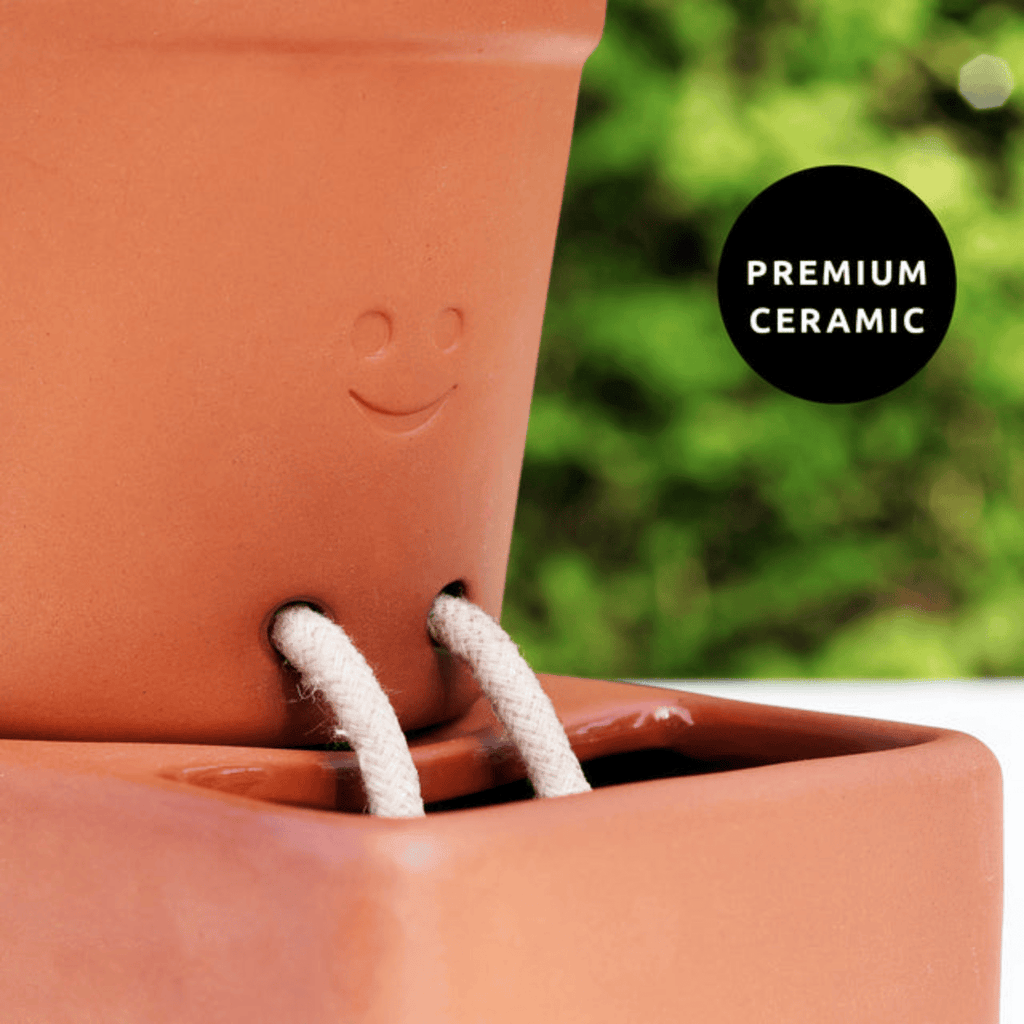 Self Care Planter - Award-Winning Self-Watering Ceramic Planter Pikkii Home - Garden - Vases & Planters