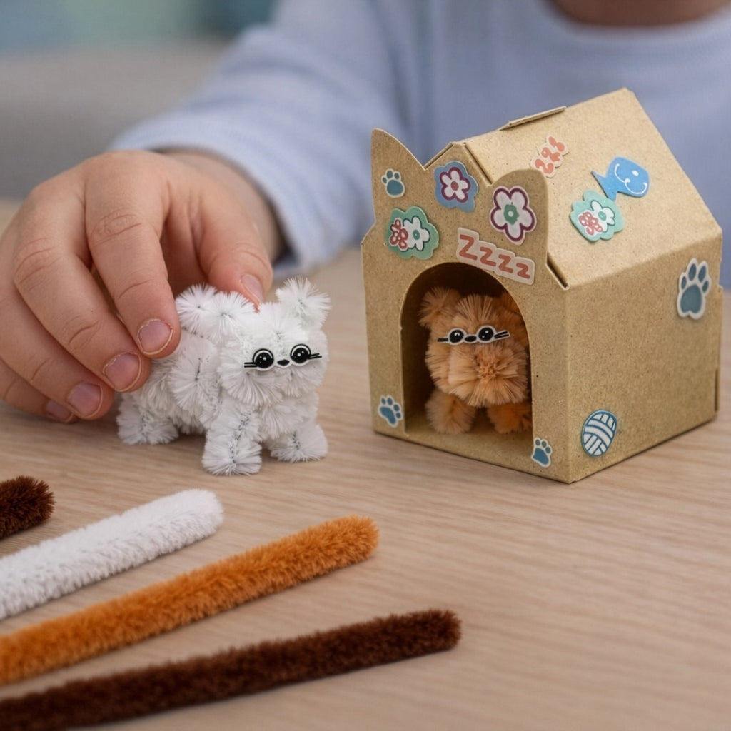 Mini Furry Friends Origami Kit Pikkii Toys & Games - Crafts & Hobbies