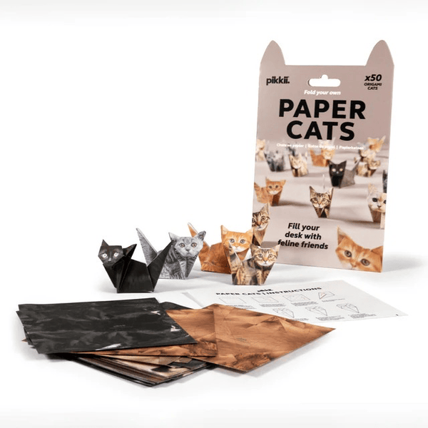 Paper Cats Kit DIY Origami Craft Pikkii Toys & Games - Crafts & Hobbies