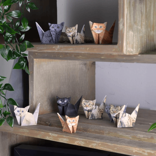 Paper Cats Kit DIY Origami Craft Pikkii Toys & Games - Crafts & Hobbies