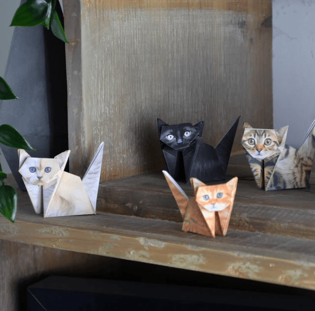 Paper Cats Kit DIY Origami Craft Pikkii Toys & Games - Crafts & Hobbies
