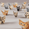 Paper Cats Kit DIY Origami Craft Pikkii Toys & Games - Crafts & Hobbies