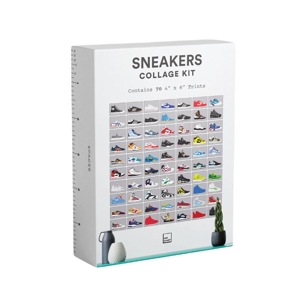 Sneakers Wall Collage Kit Pop Chart Home - Wall & Mantle - Artwork