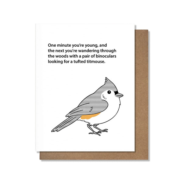 Birdwatching Birthday Card Pretty Alright Goods Cards - Birthday