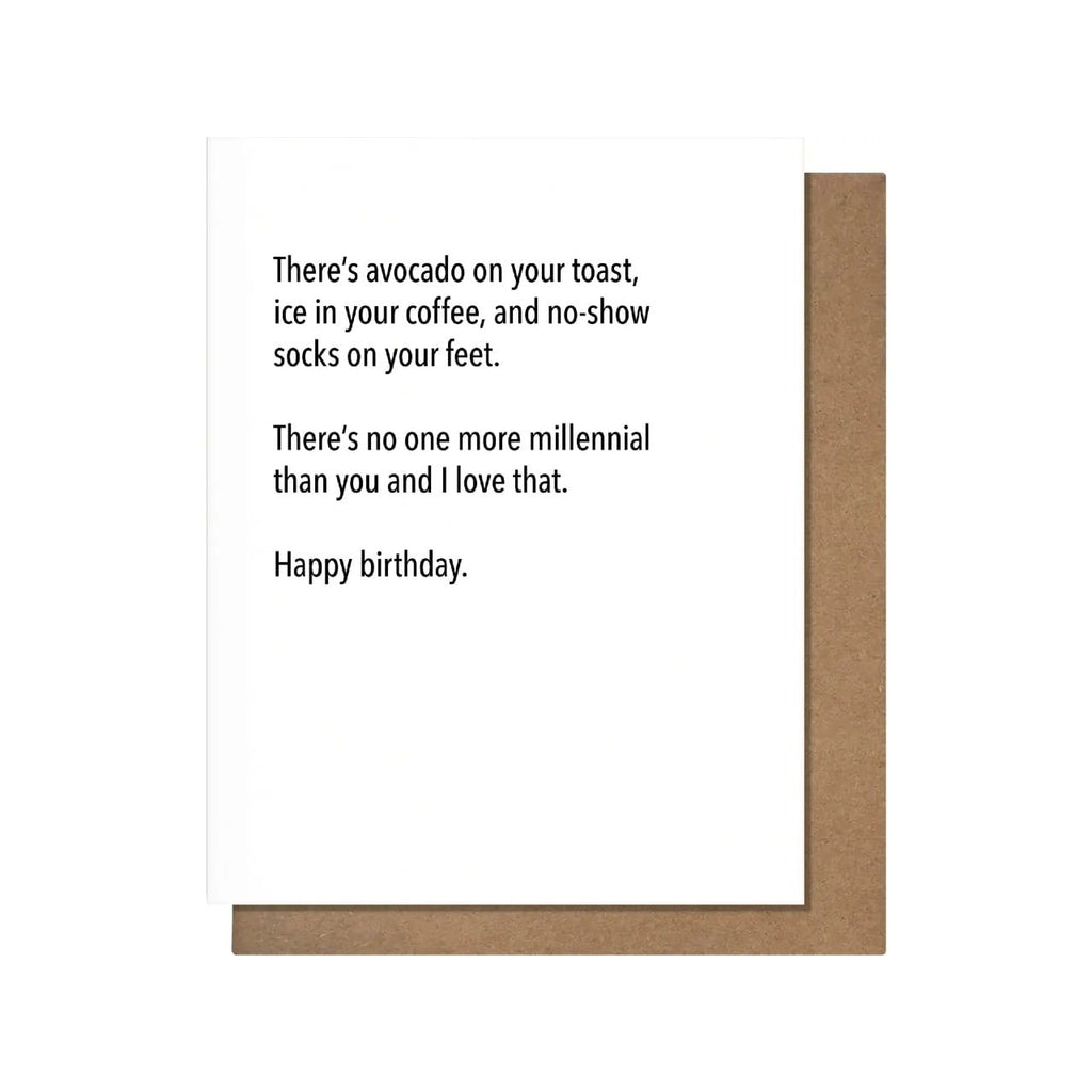 More Millennial Birthday Card Pretty Alright Goods Cards - Birthday