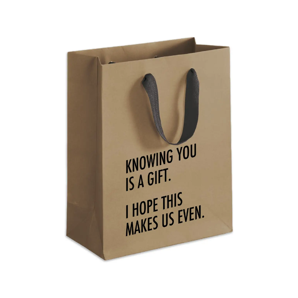 Makes Us Even Medium Gift Bag Pretty Alright Goods Gift Wrap & Packaging - Gift Bags