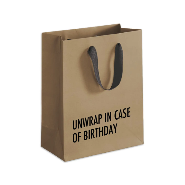 Unwrap Birthday Medium Gift Bag Pretty Alright Goods Gift Wrap & Packaging - Gift Bags