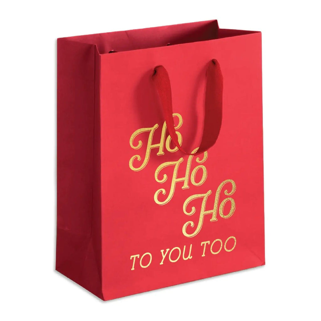 Ho Ho Ho To You Medium Gift Bag Pretty Alright Goods Gift Wrap & Packaging - Holiday - Christmas - Gift Bags
