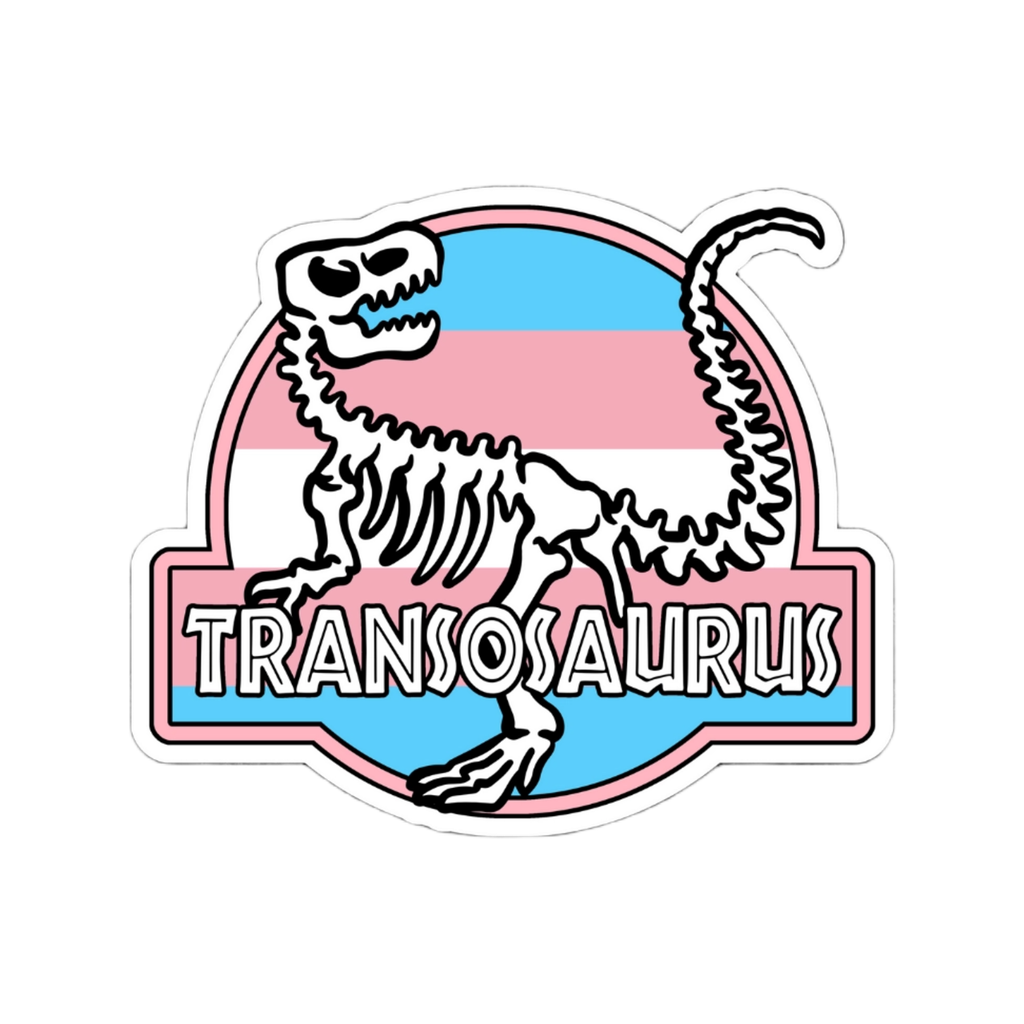 Pride Dinosaur Transosaurus Sticker Pretty Toxic Stickers Impulse - Decorative Stickers