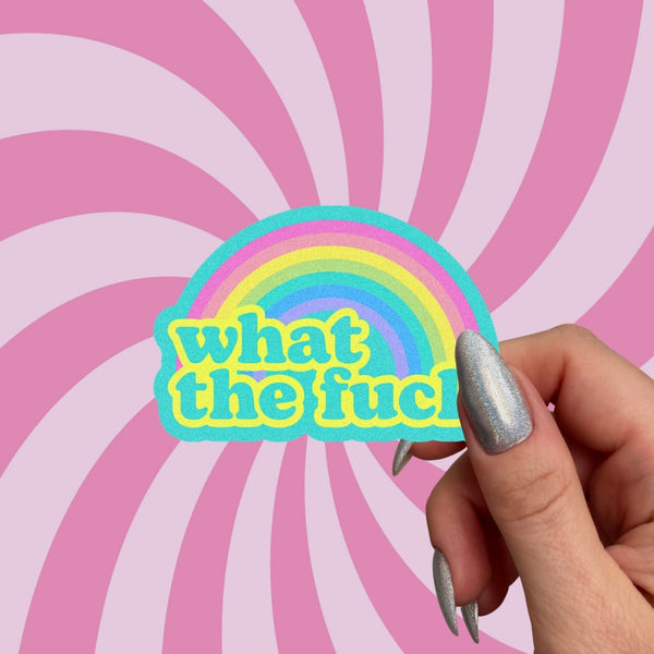 What The Fuck Sticker Pretty Toxic Stickers Impulse - Decorative Stickers