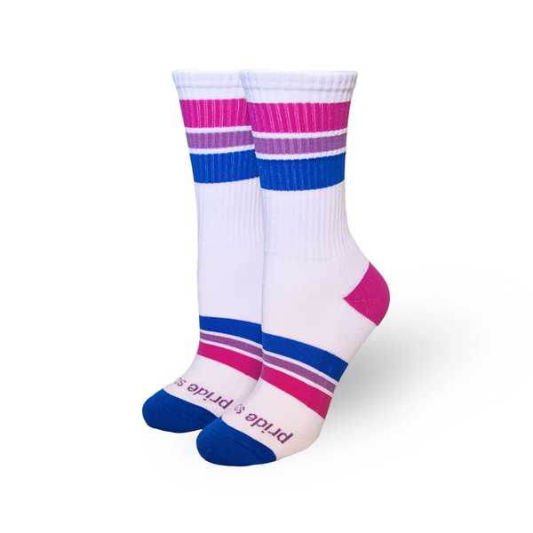 Bisexual Crew Socks - Unisex Pride Socks Apparel & Accessories - Socks - Adult - Unisex