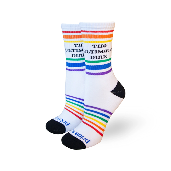 The Ultimate Dink Pickleball Socks - Unisex Pride Socks Apparel & Accessories - Socks - Adult - Unisex