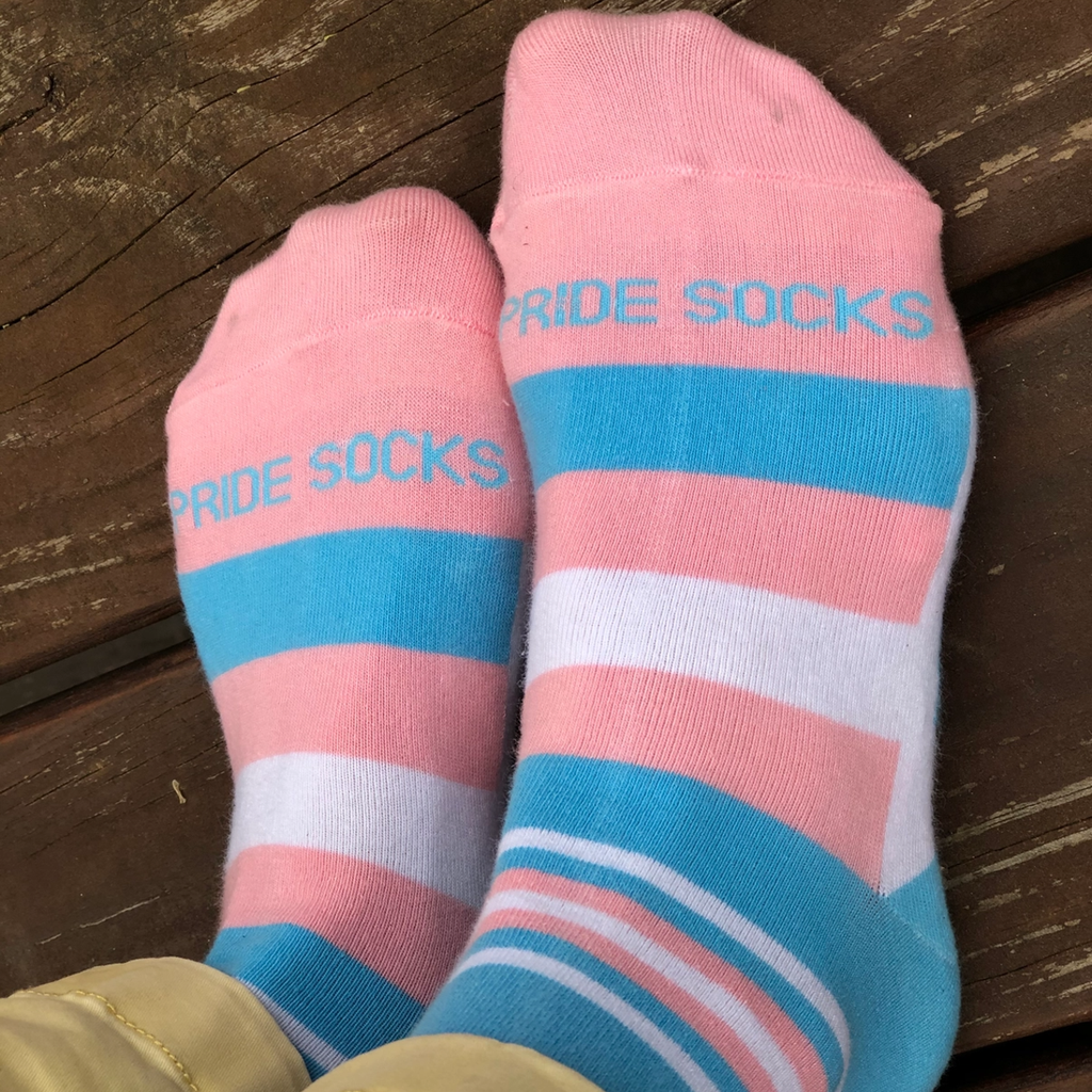 Transgender Business Crew Socks - Unisex Pride Socks Apparel & Accessories - Socks - Adult - Unisex