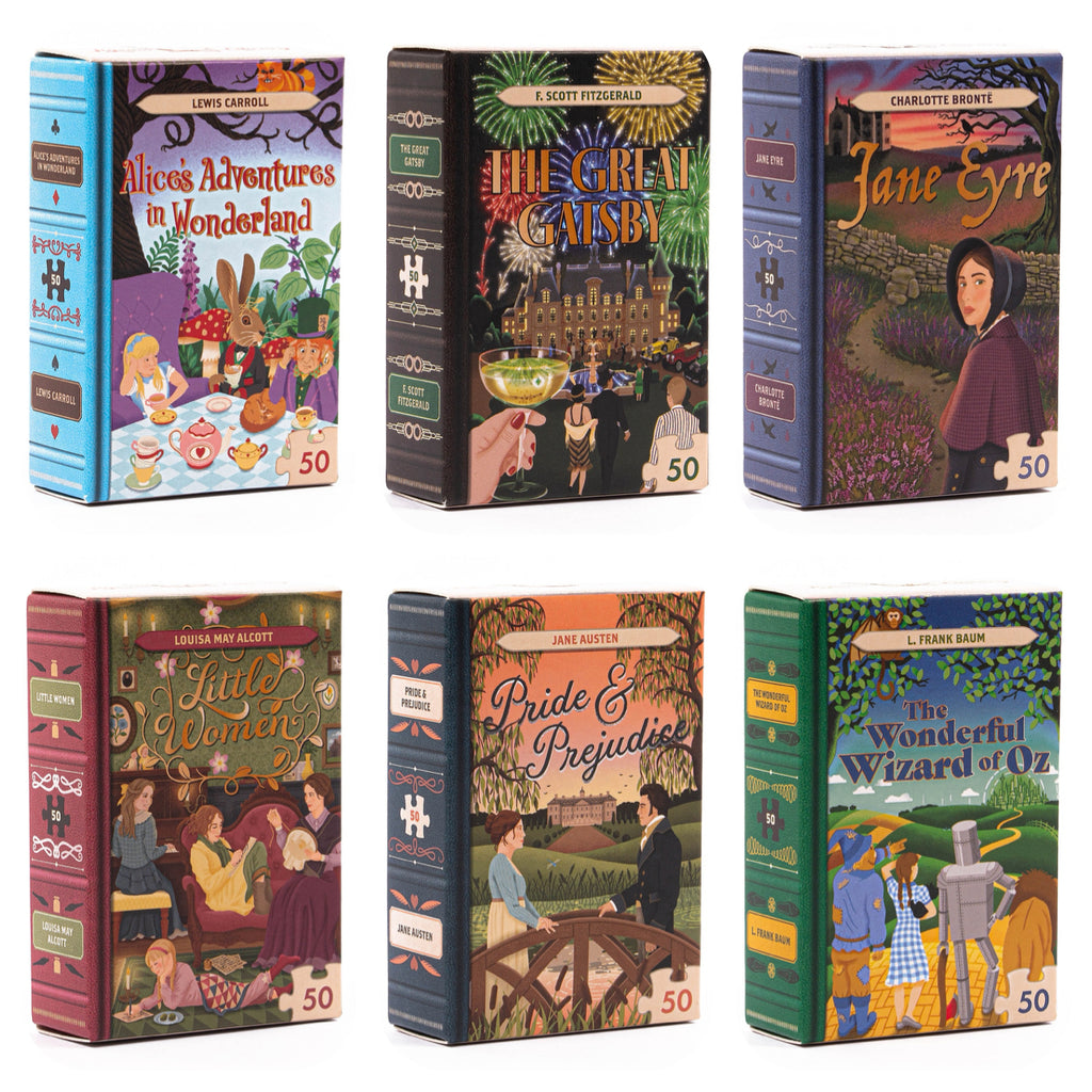 Mini Library 50 Piece Individual Jigsaw Puzzles Professor Puzzle Toys & Games - Puzzles & Games - Jigsaw Puzzles
