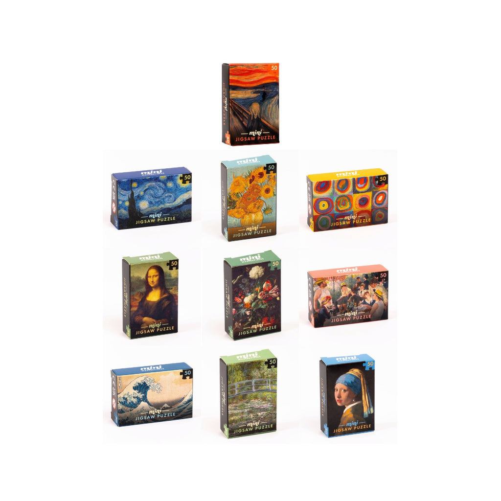 Mini Masterpieces 50 Piece Jigsaw Puzzles - Set Of 10 Professor Puzzle Toys & Games - Puzzles & Games - Jigsaw Puzzles