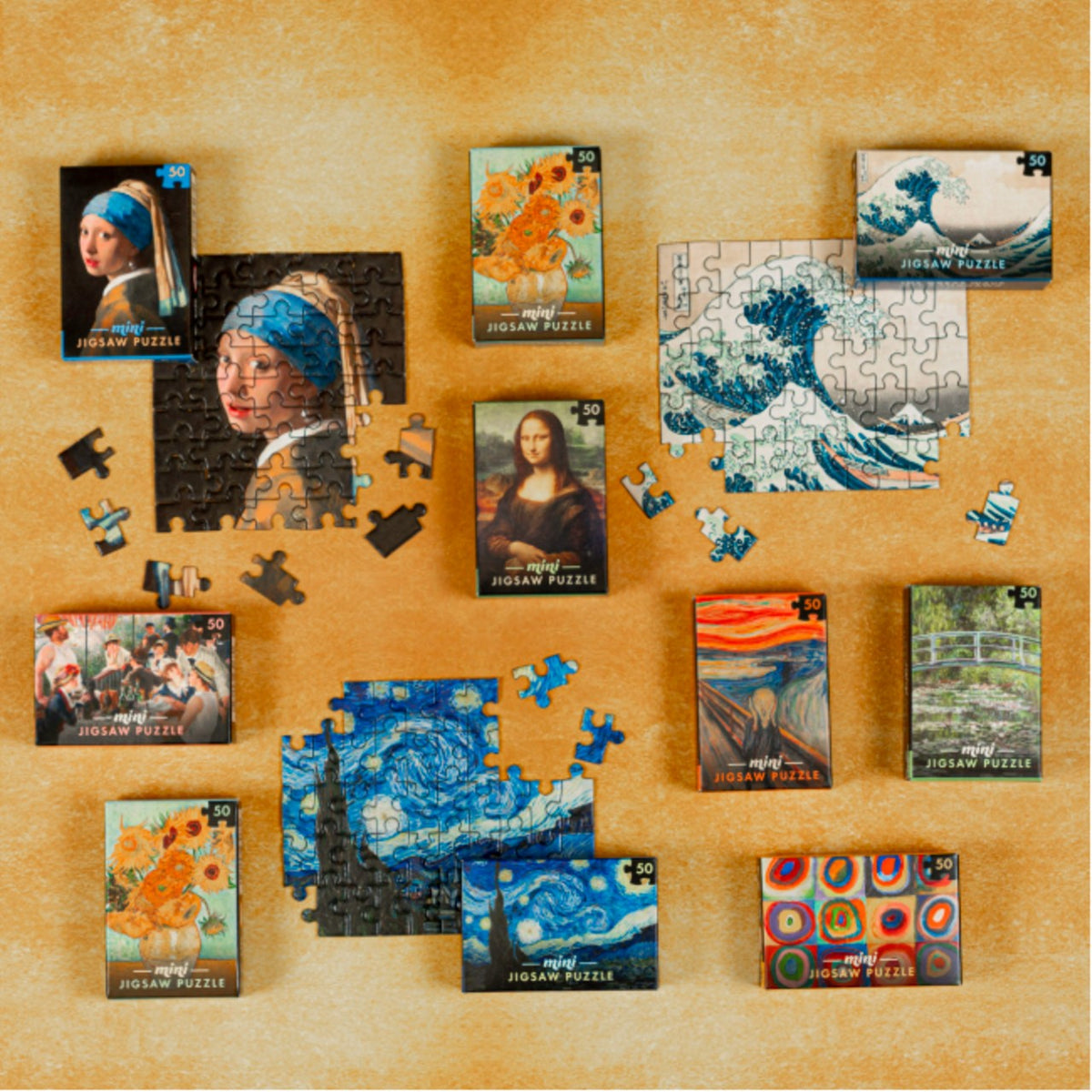 Mini Masterpieces 50 Piece Jigsaw Puzzles - Set Of 10 – Urban