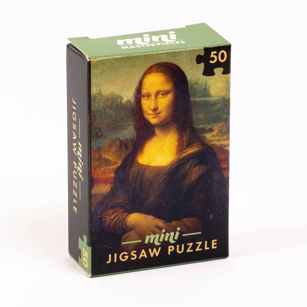 Mona Lisa (Leonardo Da Vinci) Mini Masterpieces 50 Piece Individual Jigsaw Puzzles Professor Puzzle Toys & Games - Puzzles & Games - Jigsaw Puzzles
