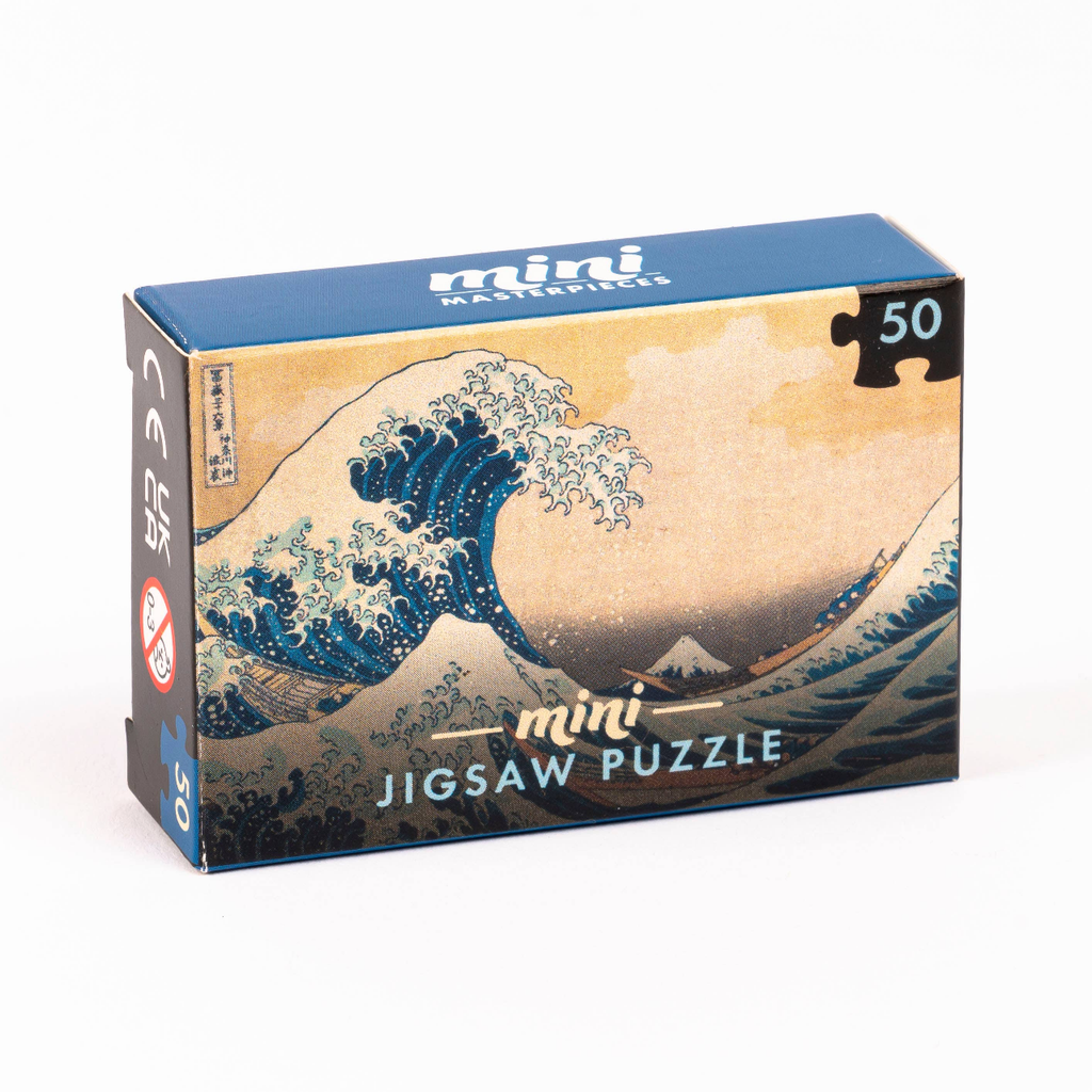 The Great Wave Off Kanagawa (Katsushika Hokusai) Mini Masterpieces 50 Piece Individual Jigsaw Puzzles Professor Puzzle Toys & Games - Puzzles & Games - Jigsaw Puzzles