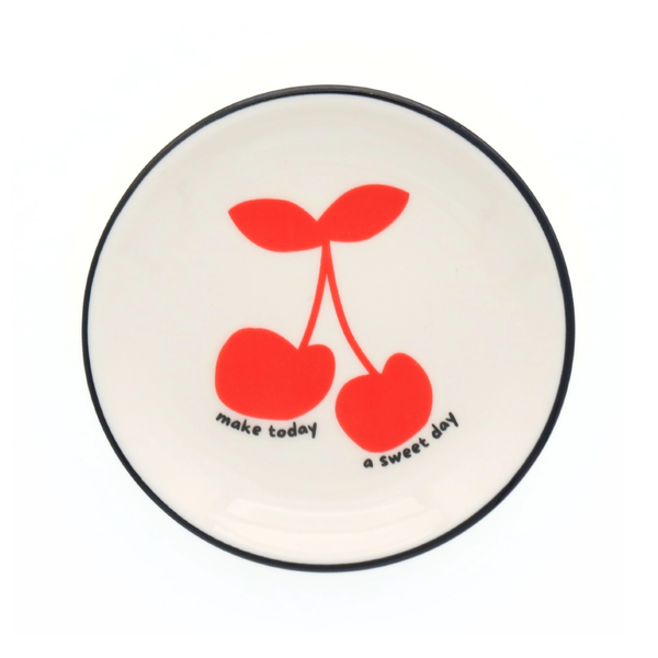 Make Today A Sweet Day Round Trinket Tray Properly Improper Home - Decorative Trays, Plates, & Bowls