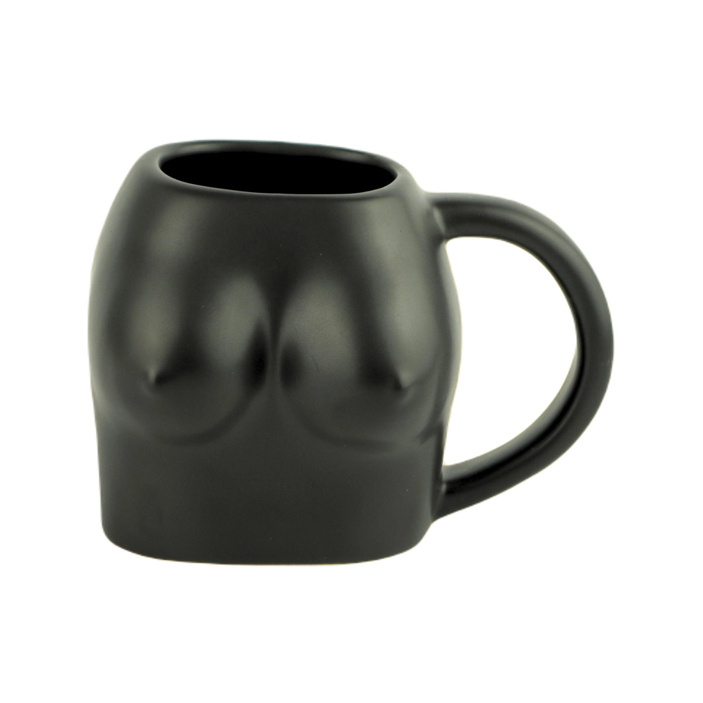 Black Boob Mug Properly Improper Home - Mugs & Glasses