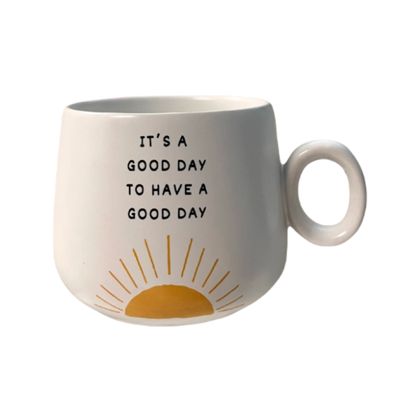 It's A Good Day Cappuccino Mug Properly Improper Home - Mugs & Glasses