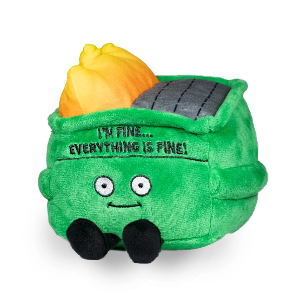 Dumpster Fire Meme Everything Is Fine Plush Punchkins Toys & Games - Stuffed Animals & Plush Toys