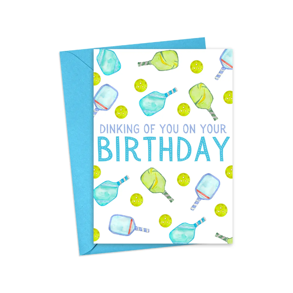 Pickleball Birthday Card R Is For Robo Cards - Birthday