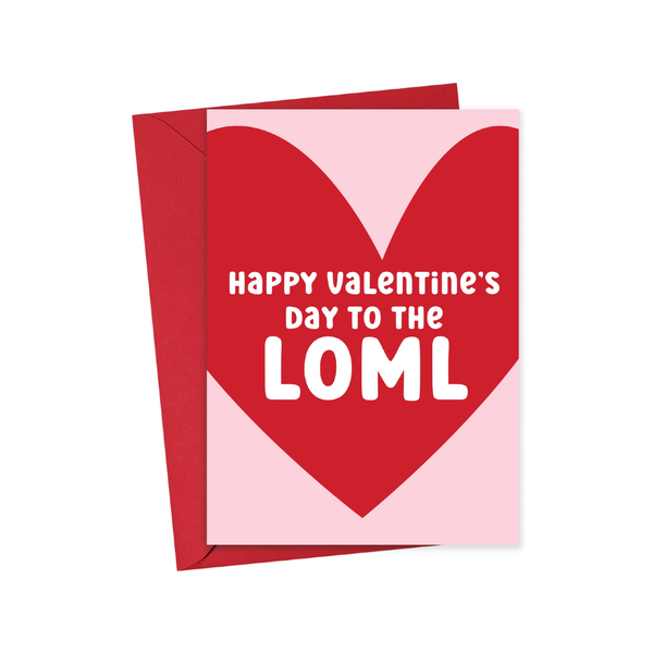 LOML Valentine's Day Card R Is For Robo Cards - Holiday - Valentine's Day