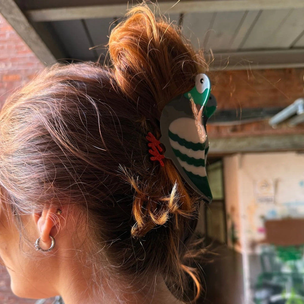 Pigeon Hair Claw Clip Rainbow Unicorn Birthday Surprise Apparel & Accessories - Hair Accessories - Hair Claws & Clips