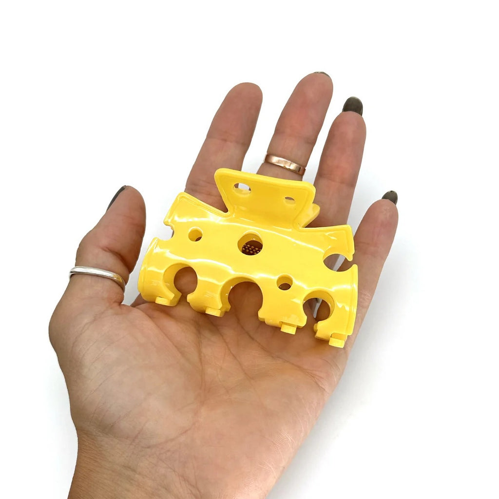 Swiss Cheese Hair Claw Clip Rainbow Unicorn Birthday Surprise Apparel & Accessories - Hair Accessories - Hair Claws & Clips