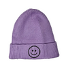 Lavender Smiley Beanie - Kids Rainbow Unicorn Birthday Surprise Apparel & Accessories - Winter - Kids - Hats