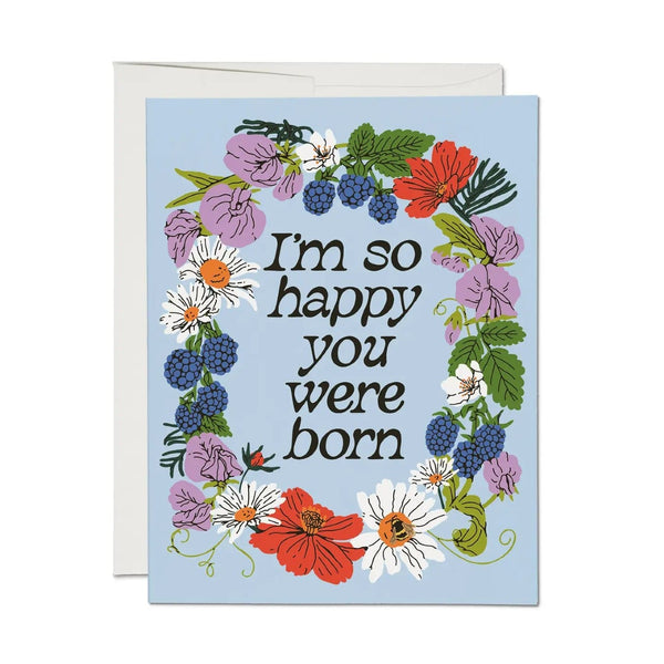 Full Circle Blank Card Red Cap Cards Cards - Any Occasion